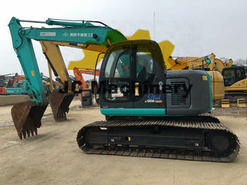 SK135SR Zero Tail Used Kobelco Excavator / Used Track Excavators With Mitsubishi Engine