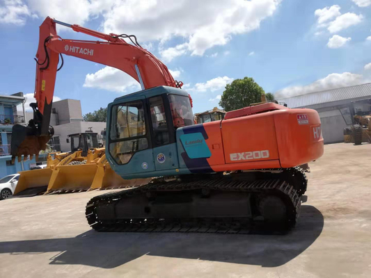 Backhoe em excesso cubeta usada Hitachi EX200 da máquina escavadora 0.7M3