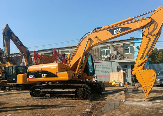Máquina escavadeira de esteira Caterpillar 320C usada CAT 320CL 20 toneladas