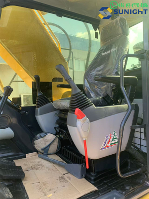 Máquina de escavadeira usada Komatsu PC220-7 22 toneladas Excavadora multifuncional original japonesa