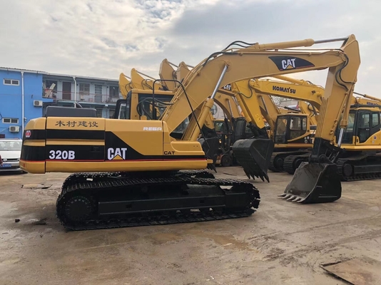 20 Ton Caterpillar Used CAT Excavators 320B 320BL com o motor 3066