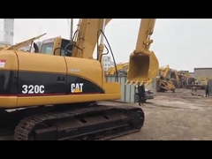 CAT usado importado da máquina escavadora 320C da esteira rolante de Caterpillar