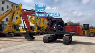 Escavadeira Doosan DX225 usada para venda