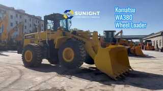 Carregadeira de rodas Komatsu WA380 usada para venda