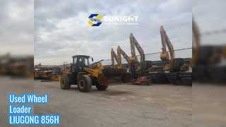 Carregador usado da roda de LiuGong 856H para a venda